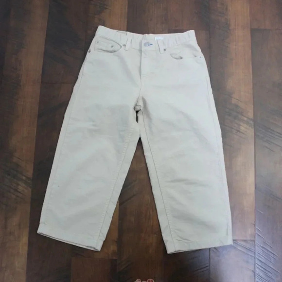 Levi's vintage 577loose fit kahki clam diggers size 8 - Picture 8 of 14